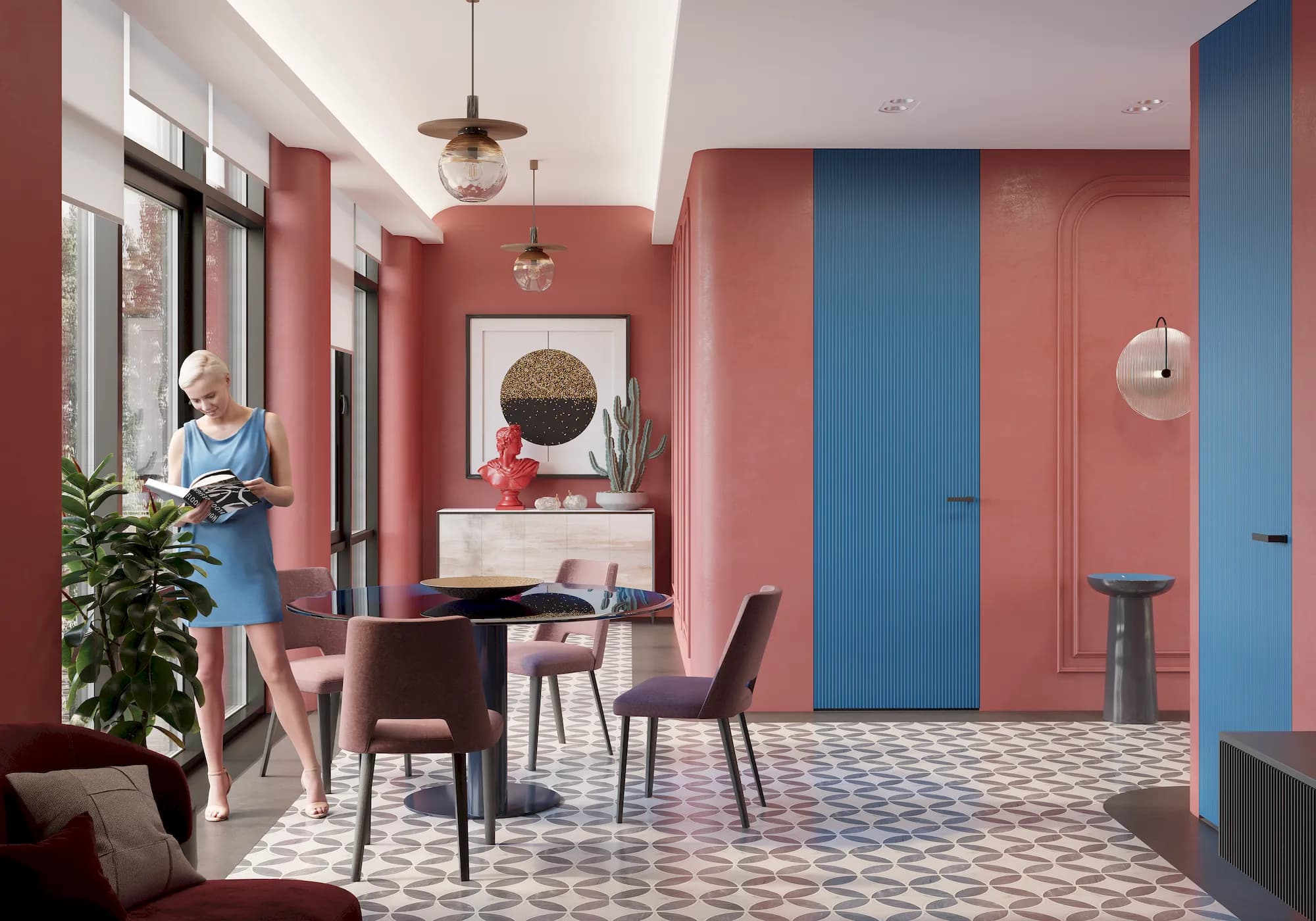 Межкомнатная дверь ART12 в интерьере