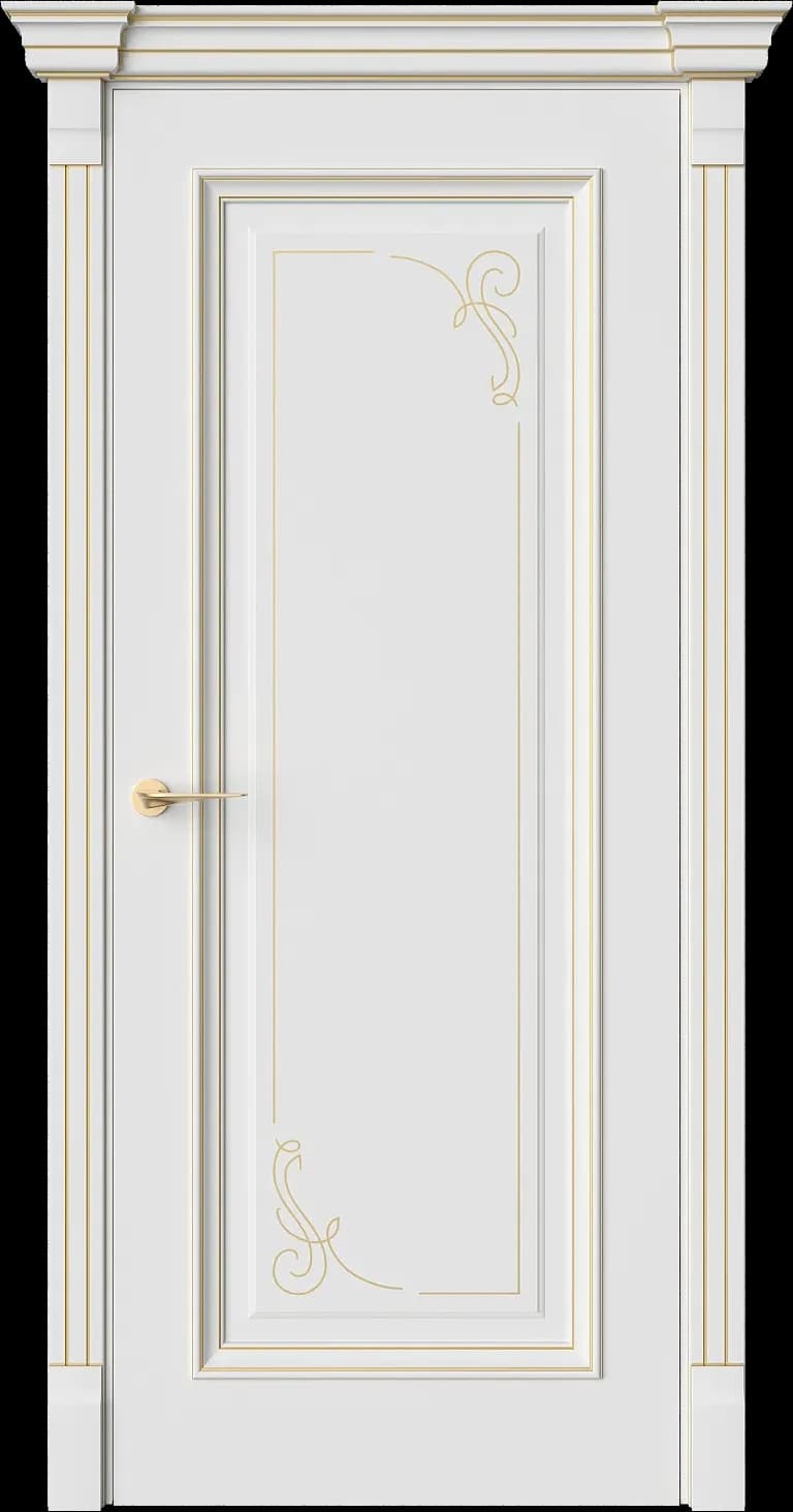 Межкомнатная дверь GE1 — Софт белый ПЗ DECO
