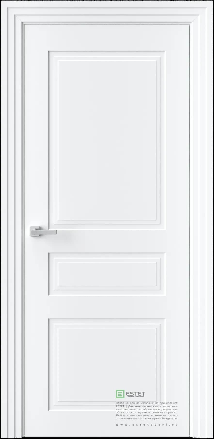 Межкомнатная дверь N11 — RAL9003