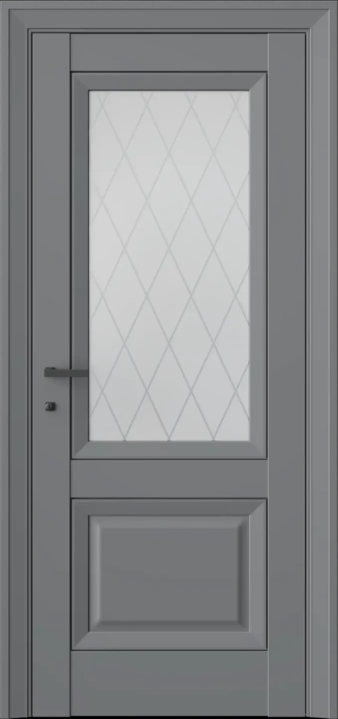 Межкомнатная дверь PALLADIUM 4F — стекло 2 Альпийская ночь