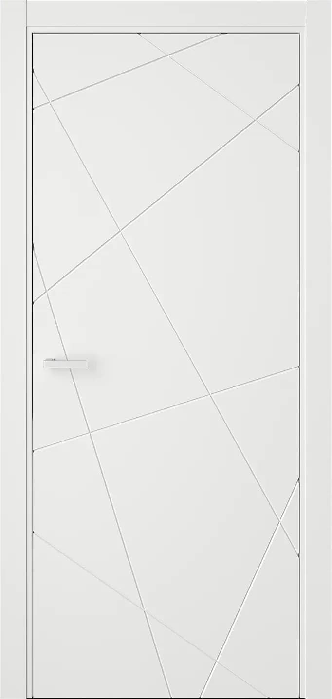 Межкомнатная дверь PRIME 1 — RAL 9003 abs кромка черная