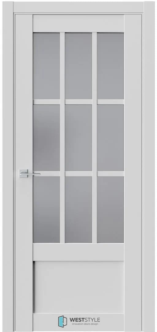Межкомнатная дверь ZEST EMLAYER 27 — Стекло сатинат графит