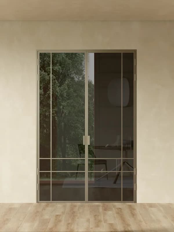 Распашная алюминиевая перегородка Minoli 21
