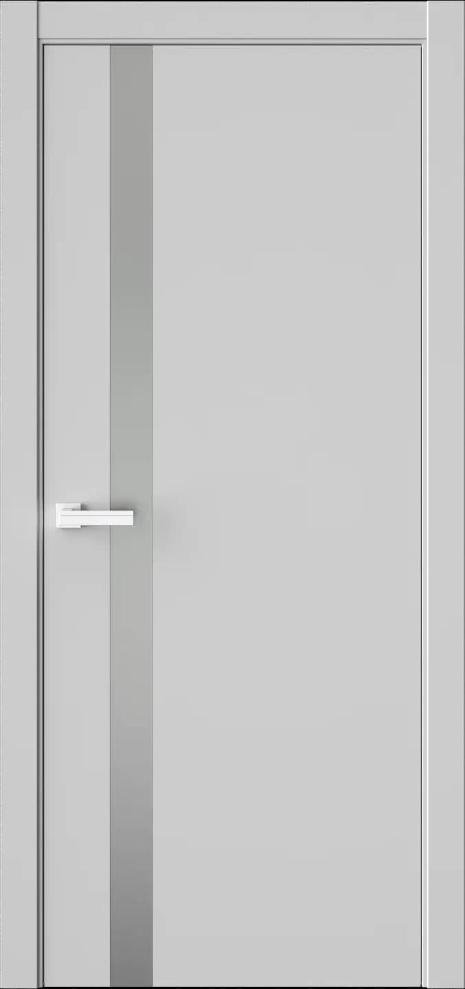 Межкомнатная дверь ЭКЗОТИКА 10E — Стекло зеркало satin grafit Umis LT832 206 MS