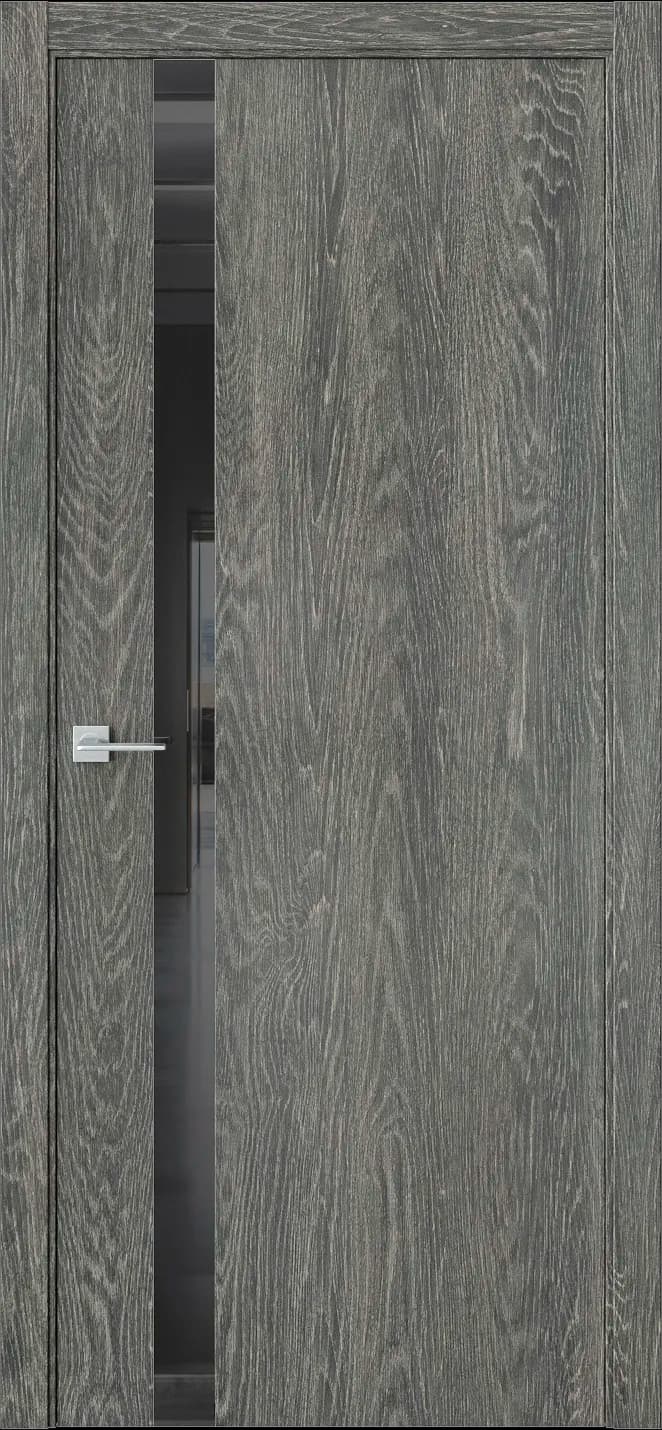 Межкомнатная дверь ЭКЗОТИКА 10E — Стекло lacobel черное