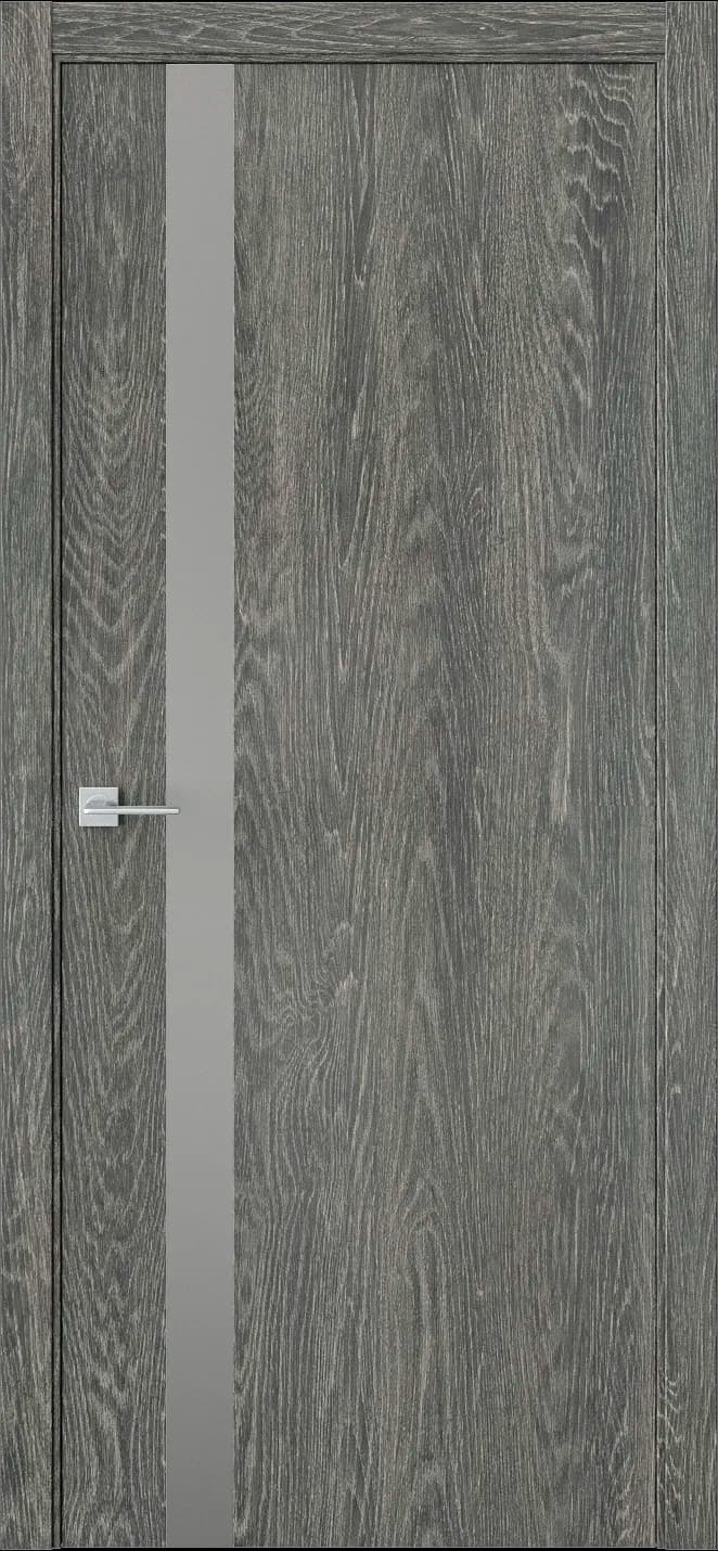 Межкомнатная дверь ЭКЗОТИКА 10E — Стекло зеркало satin grafit