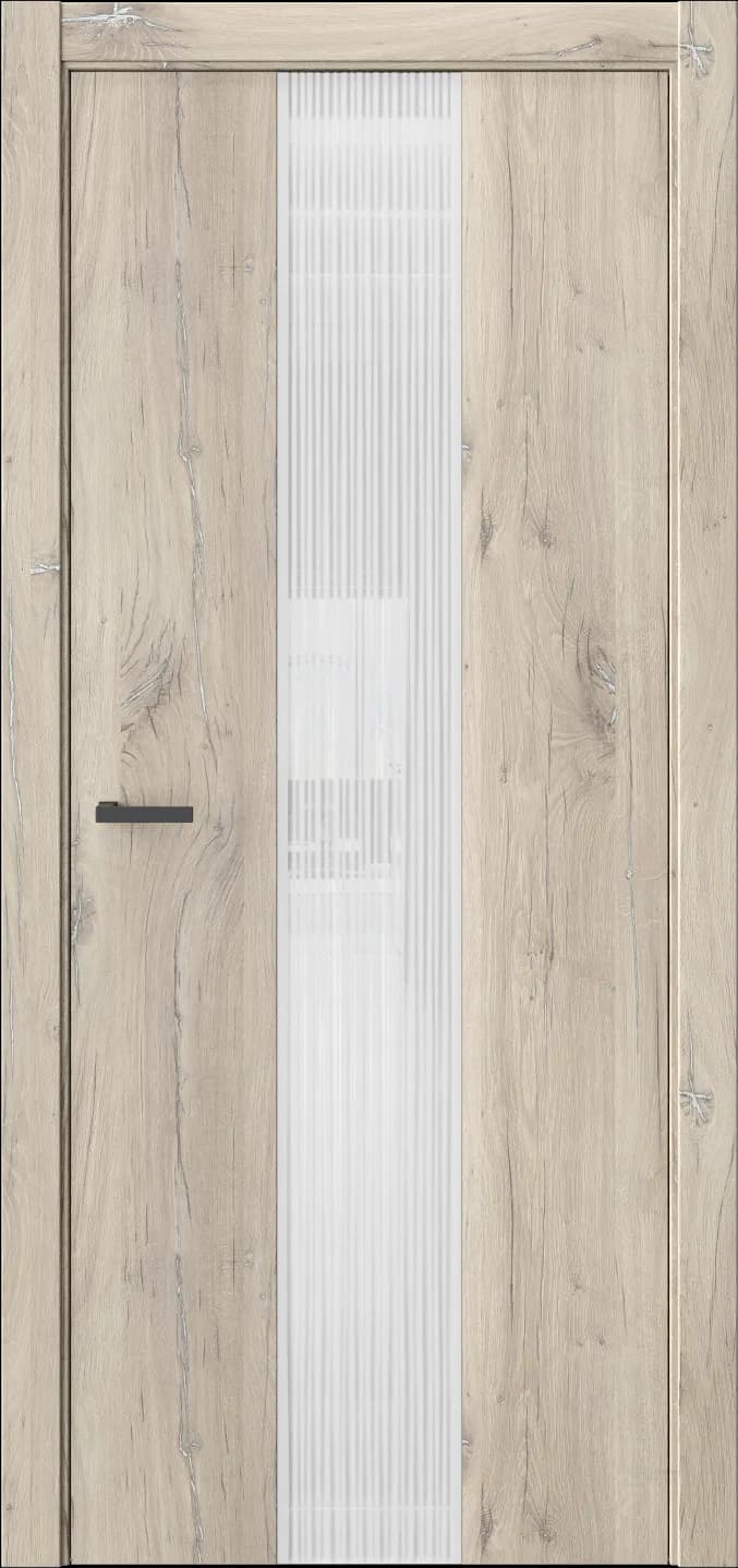 Межкомнатная дверь ЭКЗОТИКА 6E — Стекло аляска(Lacobel)
