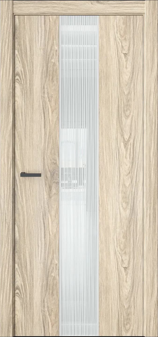 Межкомнатная дверь ЭКЗОТИКА 6E — Стекло белое(Lacobel)