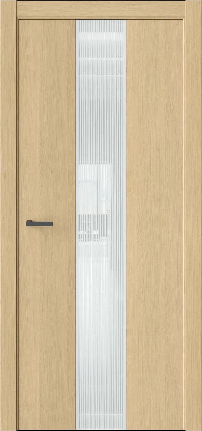 Межкомнатная дверь ЭКЗОТИКА 6E — Стекло белое(Lacobel)