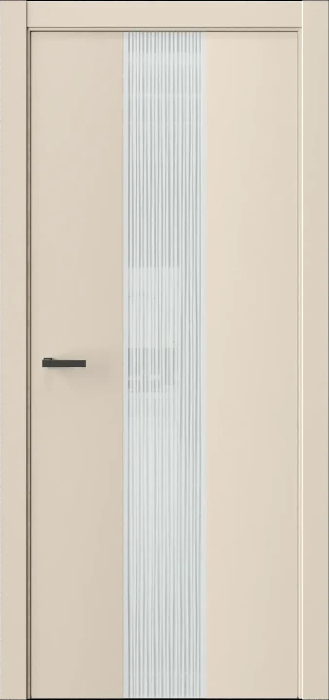 Межкомнатная дверь ЭКЗОТИКА 6E — Стекло белое(Lacobel)
