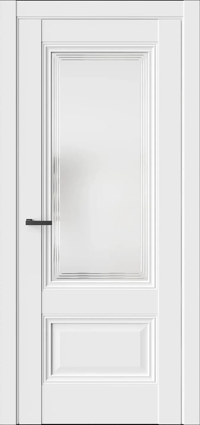 Межкомнатная дверь RAIMOND 4.1 — Стекло 1 белое(Сатинат)