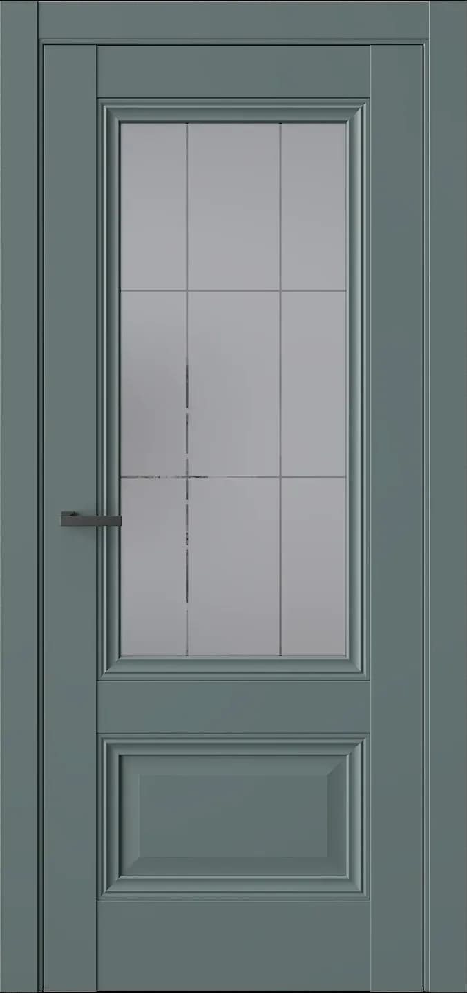 Межкомнатная дверь RAIMOND 4.1 — Стекло 3 графит(Сатинат)