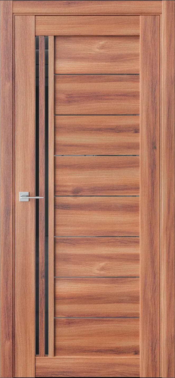 Межкомнатная дверь RELISH 58 — Стекло lacobel черное