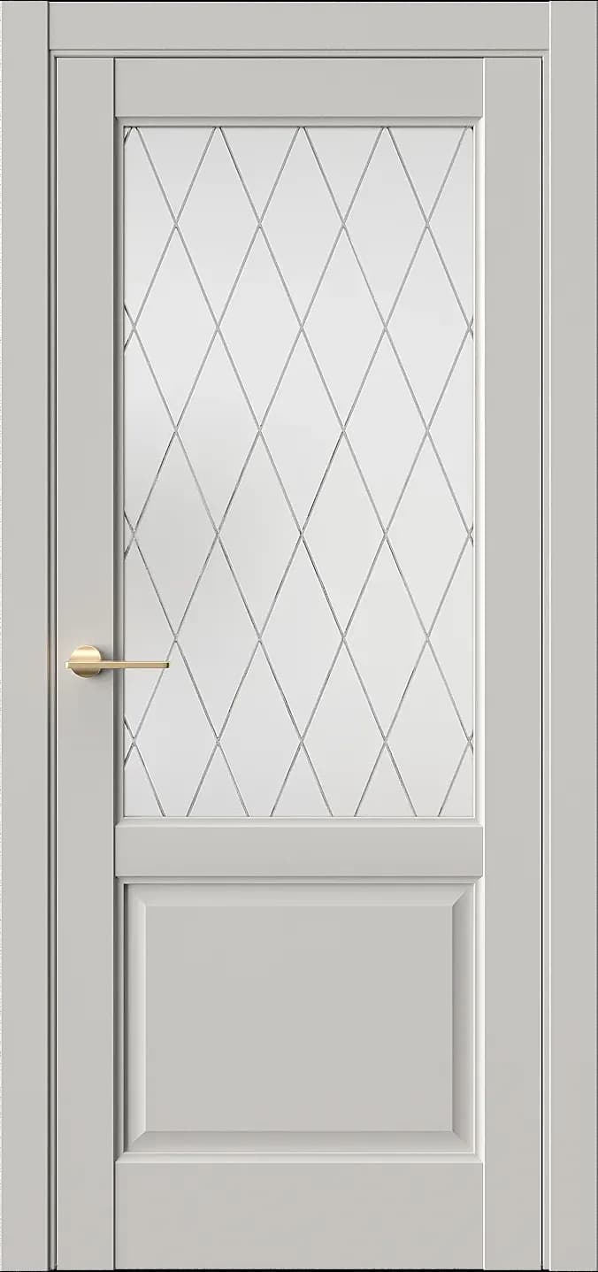 Межкомнатная дверь SENSATION 4 — Стекло 4 белое(Сатинат)