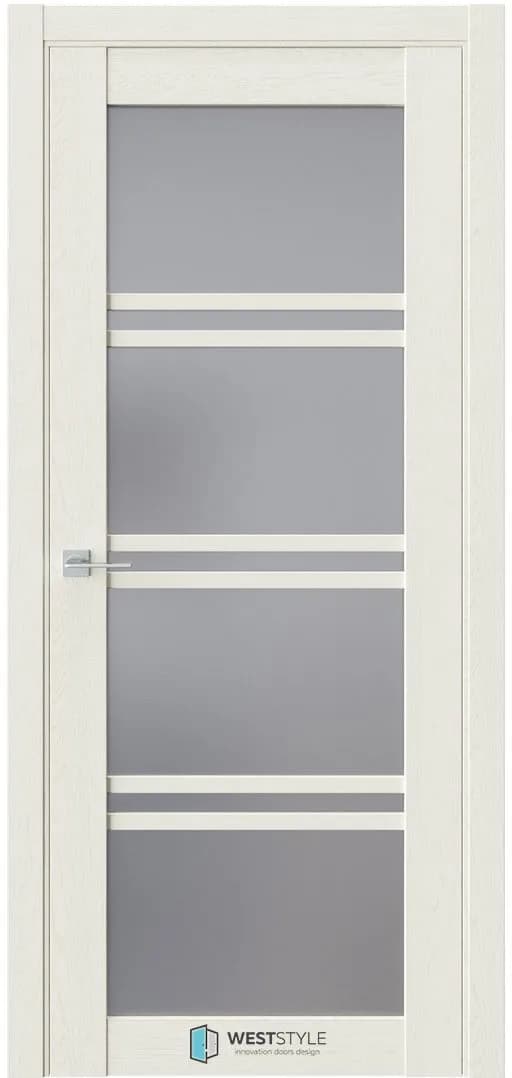 Межкомнатная дверь ZEST EMLAYER 11 — Стекло сатинат графит