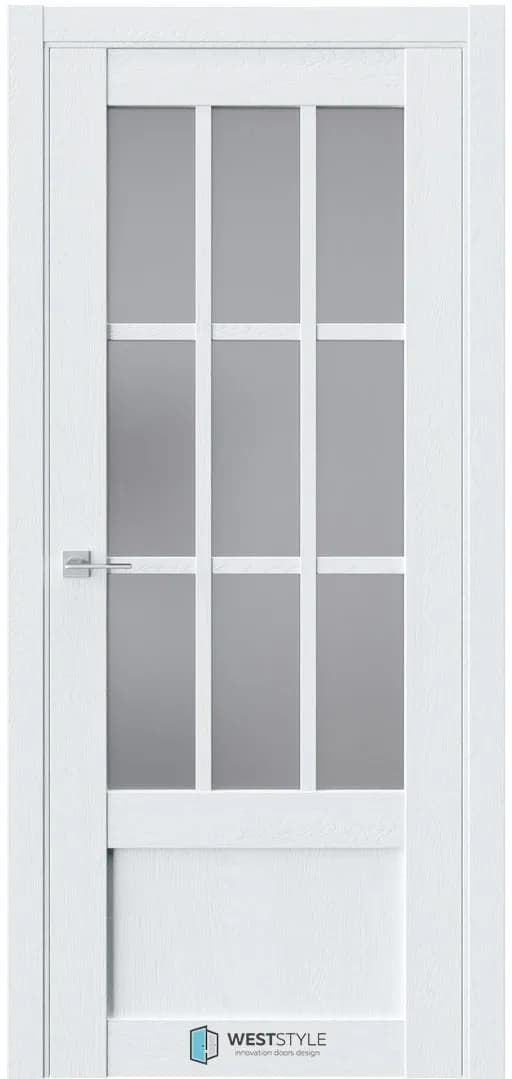 Межкомнатная дверь ZEST EMLAYER 27 — Стекло сатинат графит