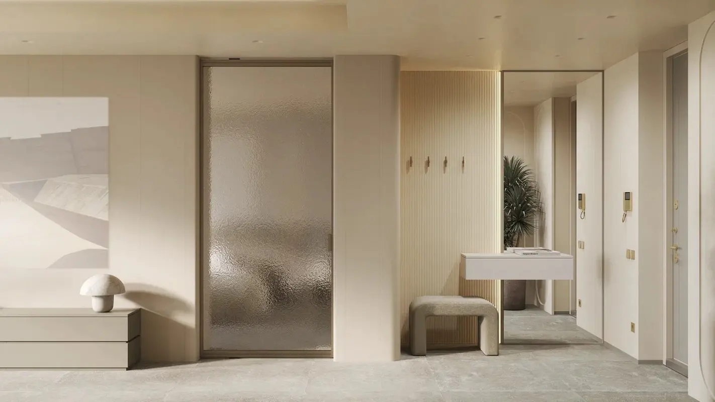 Алюминиевая дверь MINOLI 1 PIVOT 180