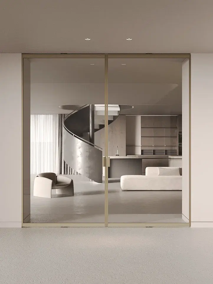 Алюминиевая дверь MINOLI 9 PIVOT 360