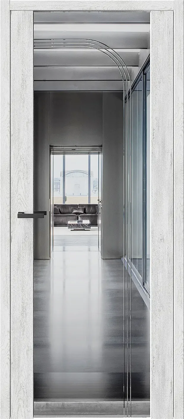 Межкомнатная дверь ELEMENT&amp;nbsp7 — Стекло зеркало Клен прованс