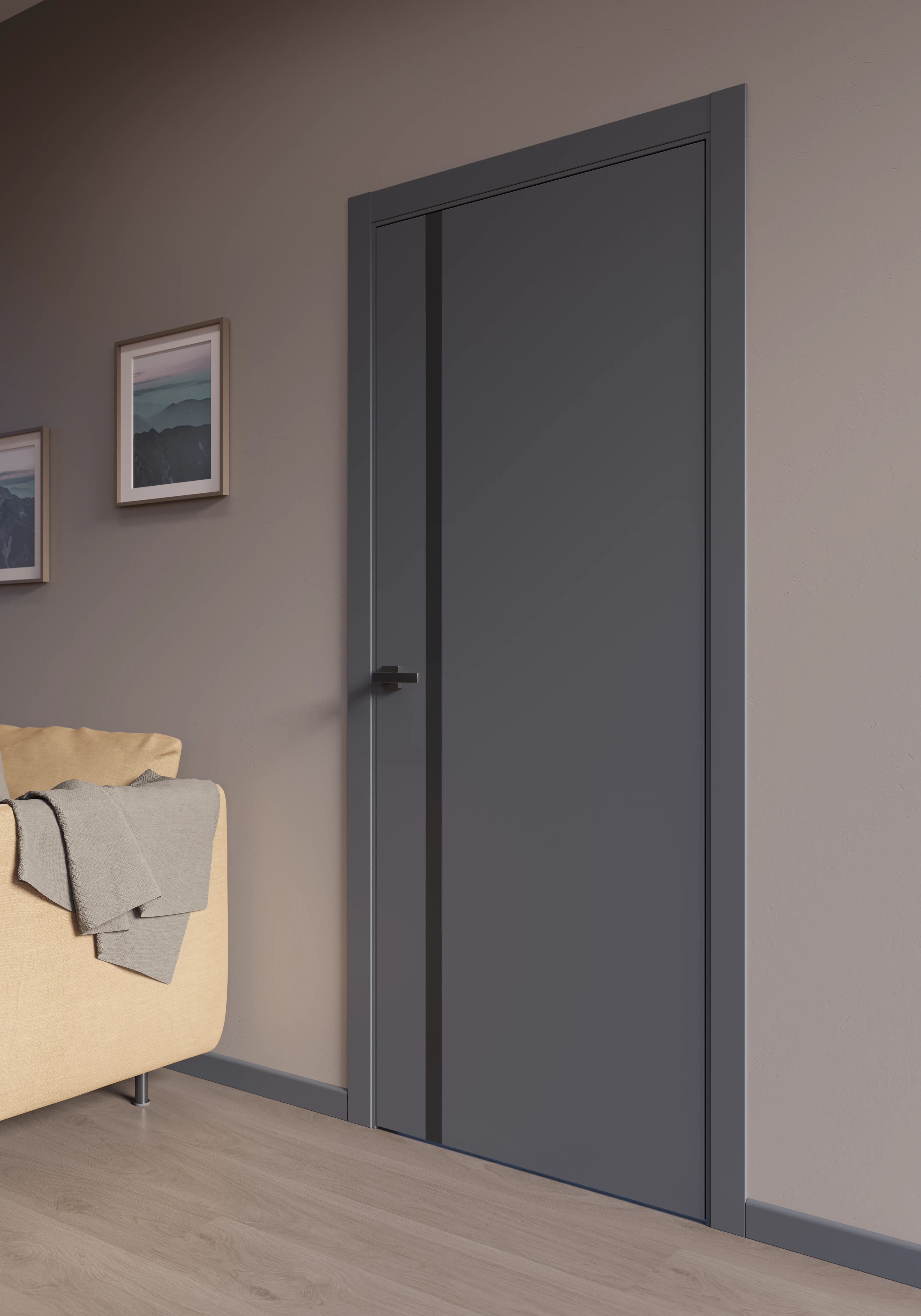 Межкомнатная дверь MODERNO 41 в интерьере