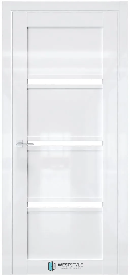 Межкомнатная дверь ZEST EMLAYER 10 — Белый глянец