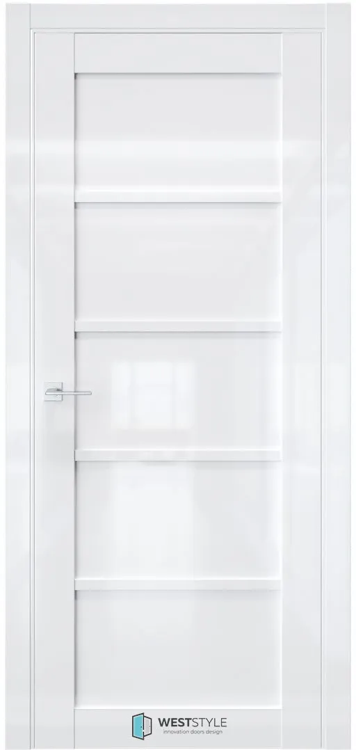 Межкомнатная дверь ZEST EMLAYER 8 — Белый глянец